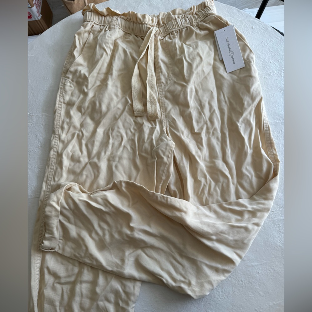 treasure and bond beige oyster pant